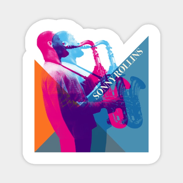 Sonny Rollins Magnet by HAPPY TRIP PRESS