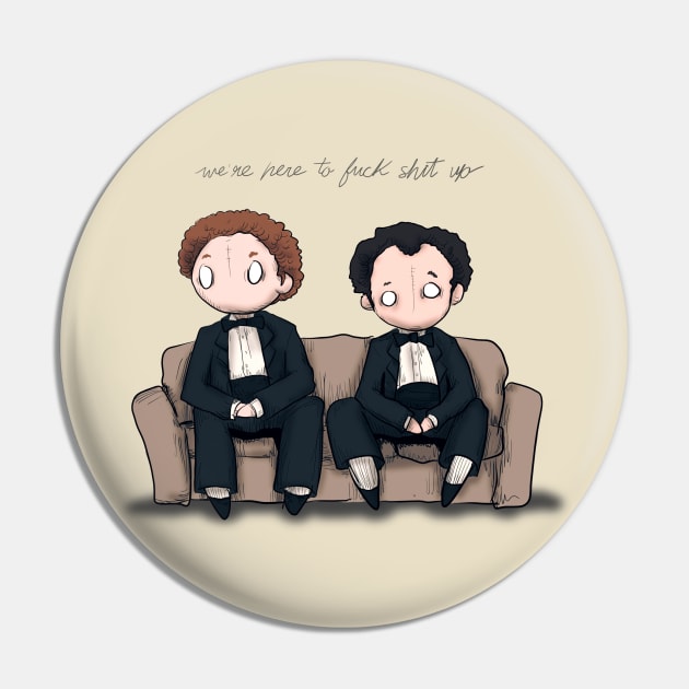 Step Plushie Brothers Pin by LVBart