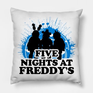 five nights at freddy's movie 2023 Josh Hutcherson graphic design Pillow