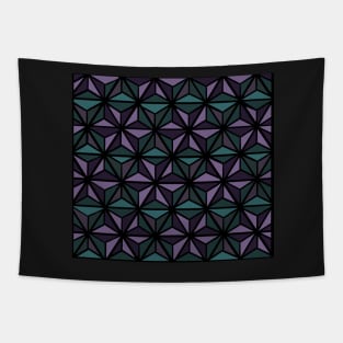 Custom Spaceship Geometric Pattern Tapestry