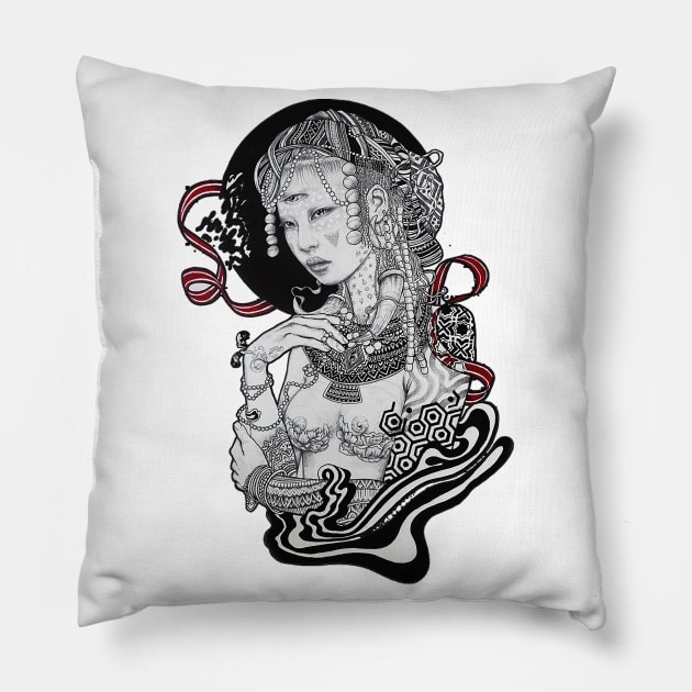 Venus of Geizhou Pillow by Luke Gray