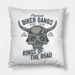 American biker gangs Pillow