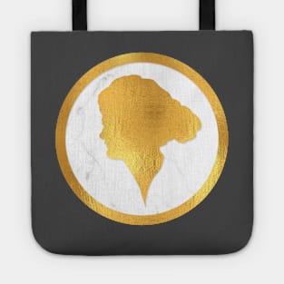 Classic cameo in gold and marble I Tote