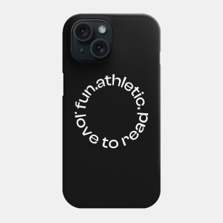 Fun athletics love to read Phone Case