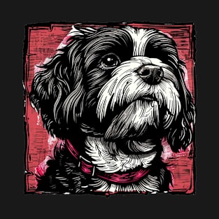 Retro Art Havanese Dog Lover T-Shirt