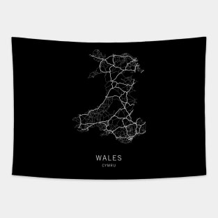 Wales Road Map Tapestry