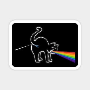 Cat puke dark side Magnet