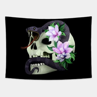 Skull Snake 2 Tapestry