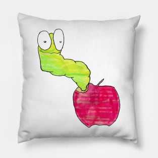 Worm in an Apple Pillow