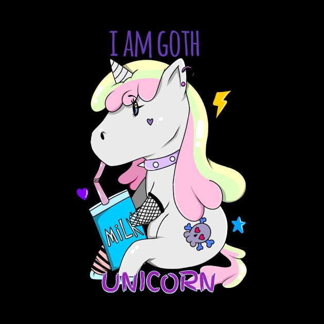 I am goth unicorn by YaR Comics