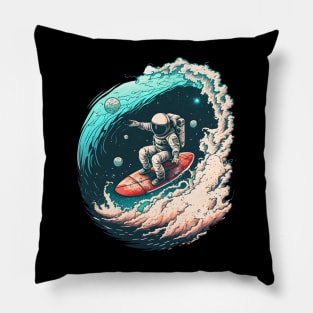 Surfing to The Other Galaxy Pillow