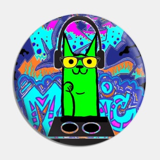 Music pet Animal Epic Graffiti Pin