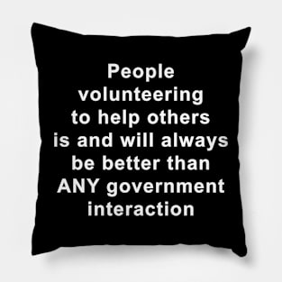 Voluntaryism Pillow