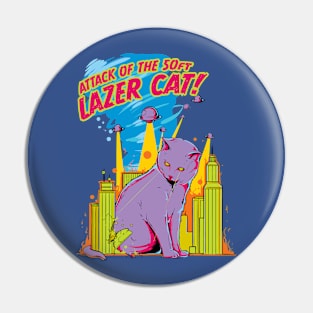 Lazer Cat Pin