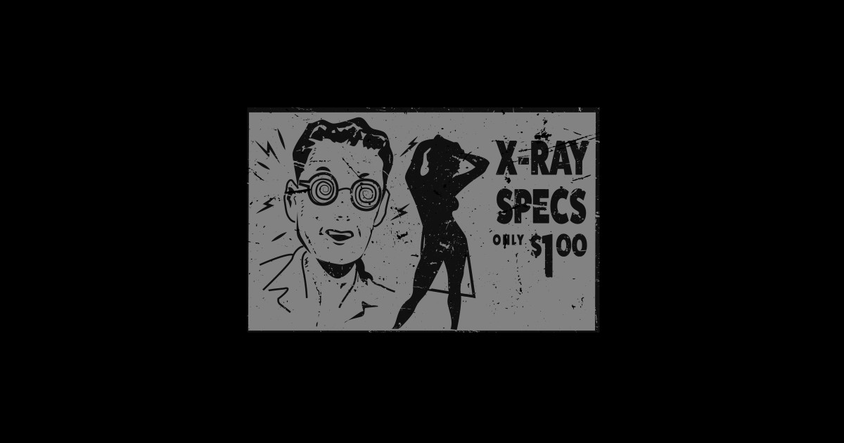 XRay Specs X Ray Sticker TeePublic