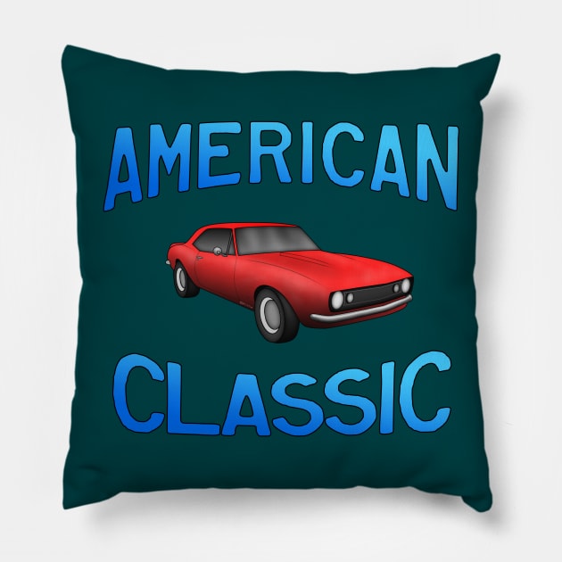 Chevy Camaro Pillow by SeattleDesignCompany