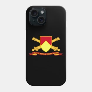 36th Field Artillery w Br - Ribbon Phone Case