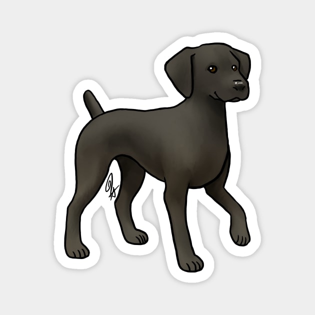Dog - German Shorthaired Pointer - Black Magnet by Jen's Dogs Custom Gifts and Designs