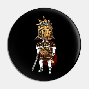 Aurelian, Restorer of the World: A Powerful Design Commemorating the Reign of a Great Emperor Pin