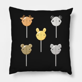 Forest animals lollipop set Pillow