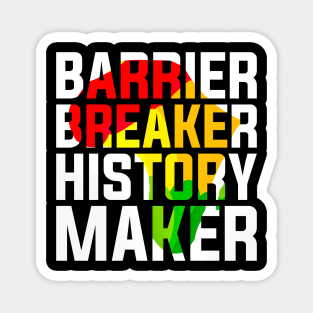 Barrier Breaker History Maker Africa Men Black History Month 2024 Magnet