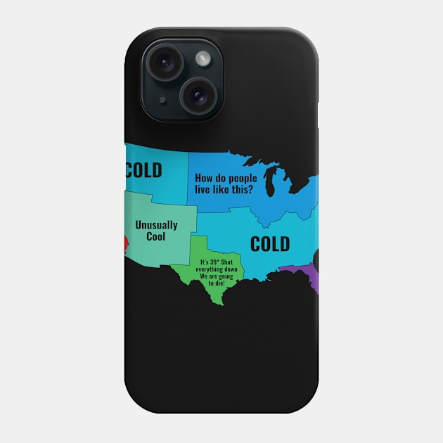 Texas Weather Phone Case by c1337s