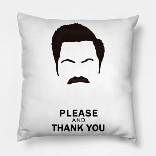 Ron Swanson please and thank you Pillow