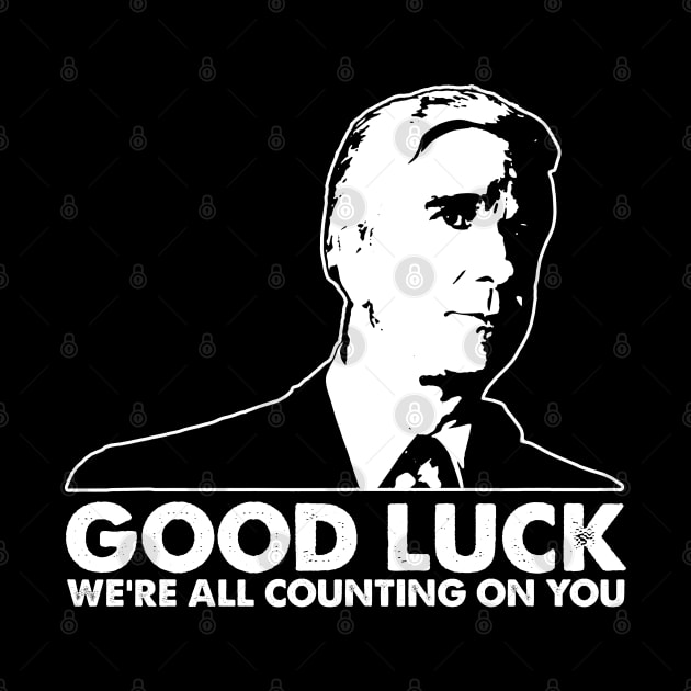 Classic Men Good Luck We're All Counting On You by Colorfull Human Skull