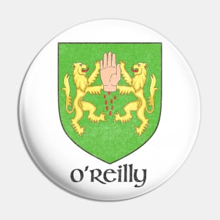 O'Reilly / Faded Style Family Crest Design Pin