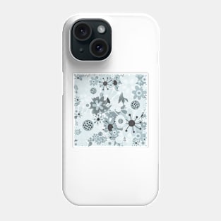 Blue Spring Flower Pattern Phone Case