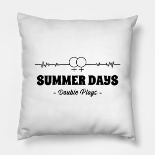 Summer Days Double Plays - Lesbian Pillow