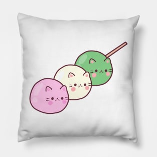 cat dango Pillow