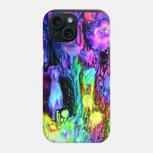 Bright Dream Girl in Garden Phone Case