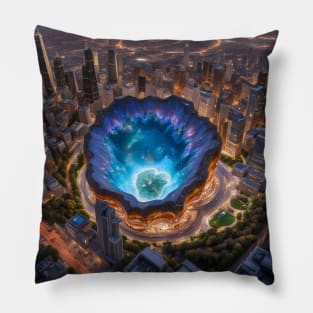 Geode City Pillow