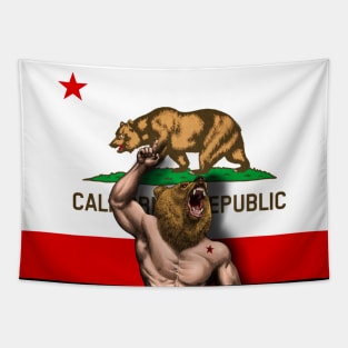 California Bear Flag - Cali love - California Love Tapestry