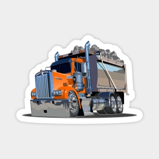 Cartoon dump truck Magnet