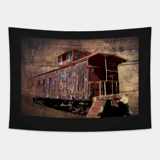 Old Caboose - Railroad Car Tapestry