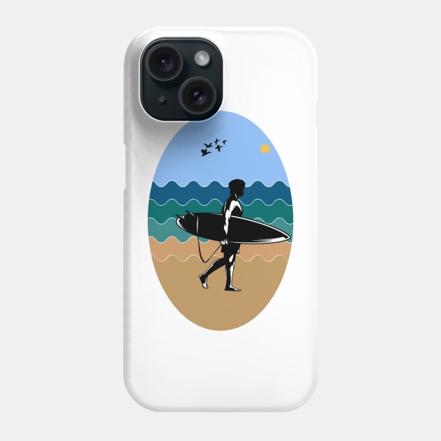 Summer and high surfing Phone Case by walidhamza