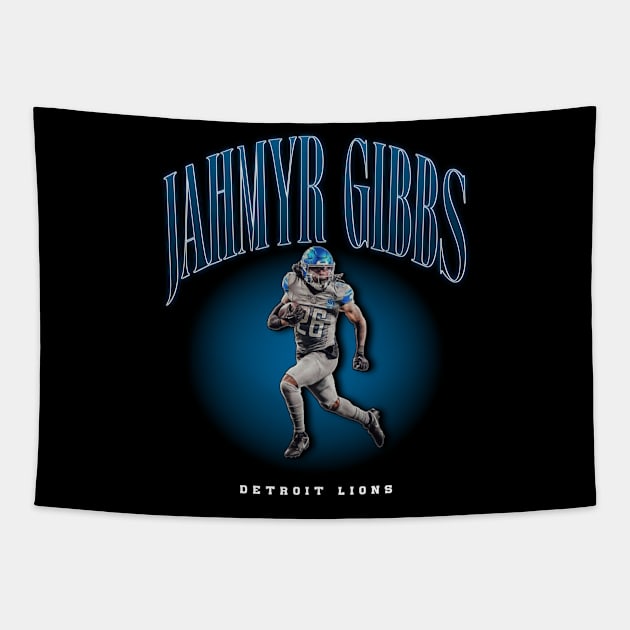 Jahmyr Gibbs Tapestry by NFLapparel