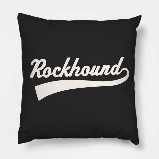 Rockhound Hammer Rockhounding Gem Collector Pillow by PodDesignShop