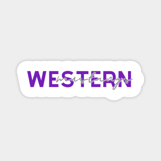 Western Mustangs Magnet