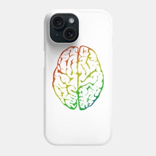 Rainbow Colorful Brain Phone Case