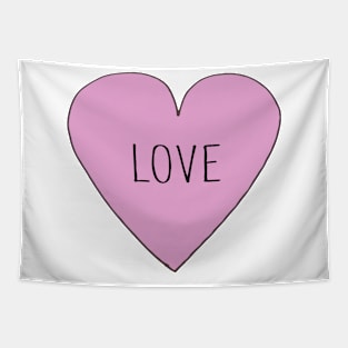 Love Heart Tapestry