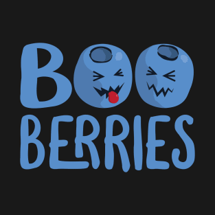 Boo Berries Funny Halloween Blueberries T-Shirt