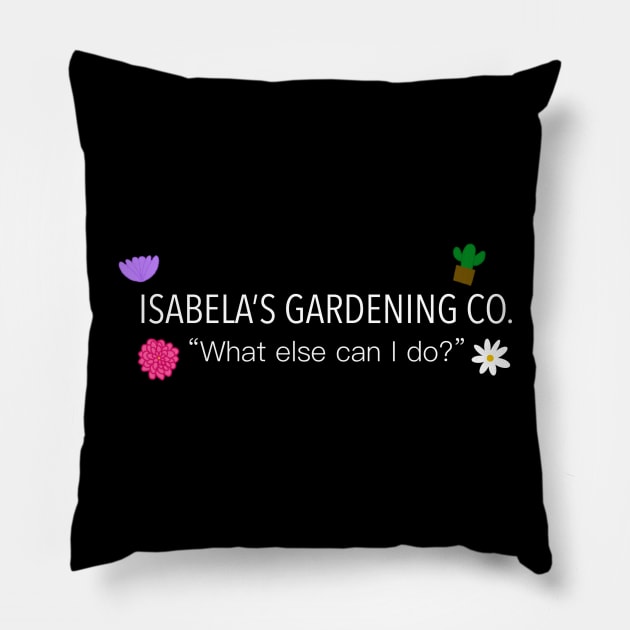 Isabela’s Gardening Co. Pillow by Hundred Acre Woods Designs