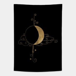 Cloudburst Sun and Moon Tapestry