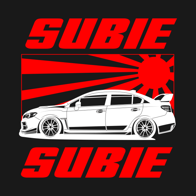 Subie japan white print by R.autoart