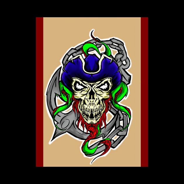 pirate skull by Dm's store