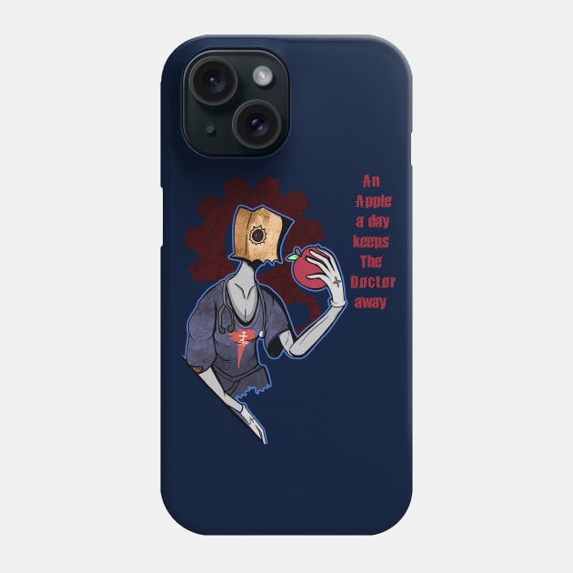 An Apple A Day, Faust Phone Case by wisdomeel