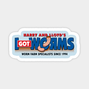 Harry & Lloyd's I Got Worms Magnet